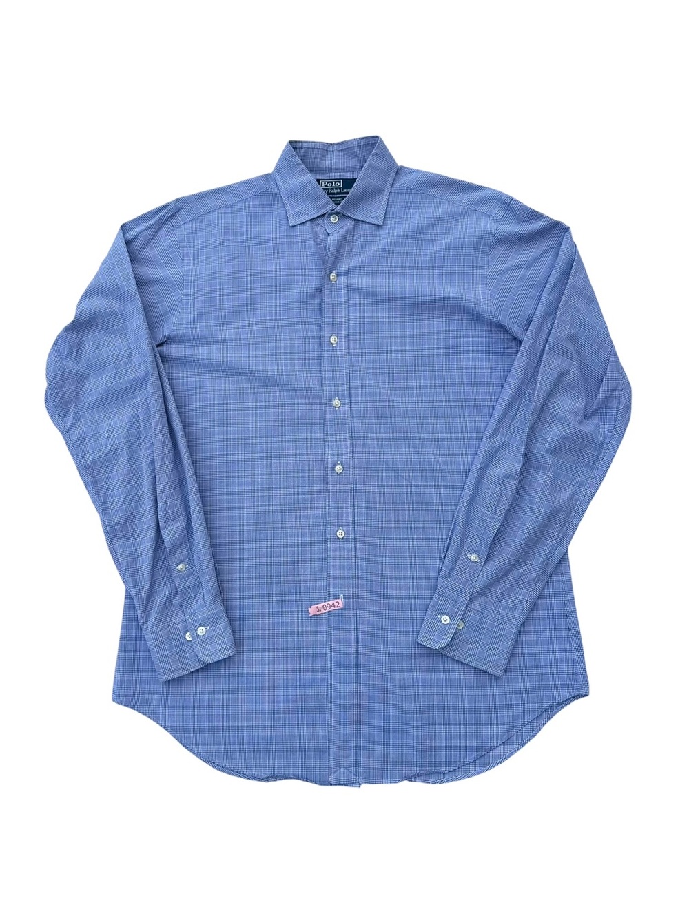 Polo Ralph Lauren Regent Classic Fit Button Down Shirt Men’s Large Neck 16 Blue